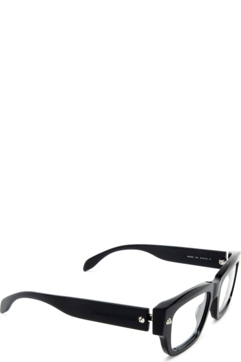 Alexander McQueen Eyewear Eyewear for Women Alexander McQueen Eyewear Am0428o Black Glasses