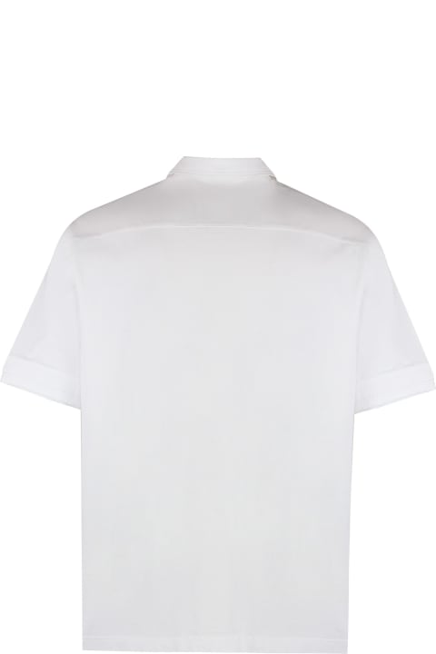 Roberto Collina for Men Roberto Collina Short Sleeve Cotton Polo Shirt