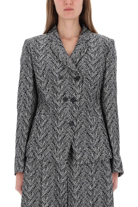 Hugo Boss for Kids Hugo Boss Herringbone Tweed Blazer