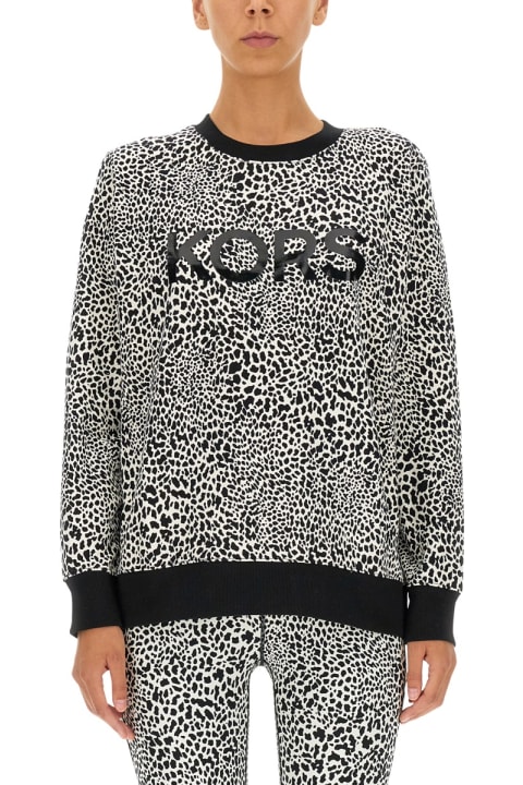 Michael Kors Fleeces & Tracksuits for Women Michael Kors Sweatshirt With Logo Print