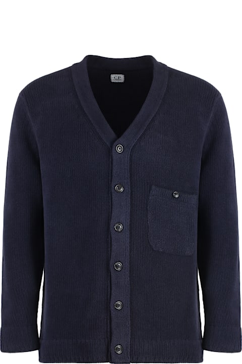 C.P. Company سترات لـ القسم الرجالي C.P. Company Cotton Cardigan