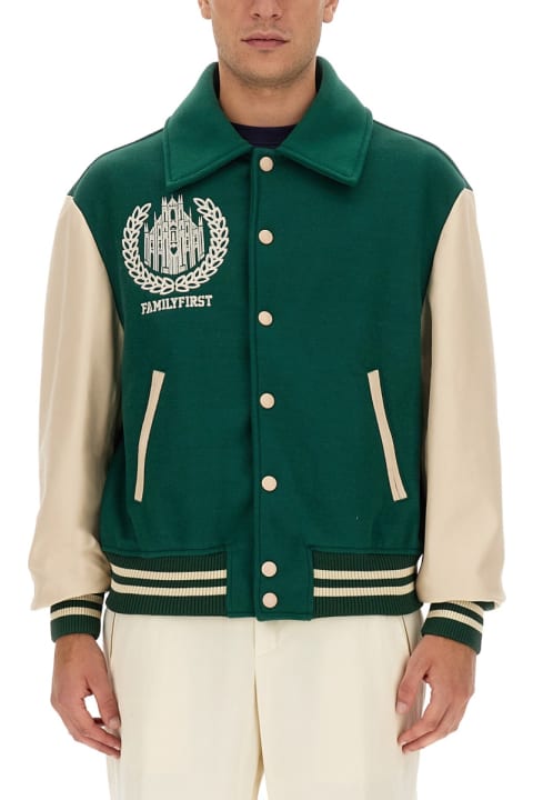 Family First Milano Coats & Jackets for Men Family First Milano College Varsity Jacket