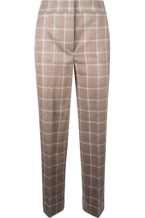 Peserico Pants & Shorts for Women Peserico Checked Trousers