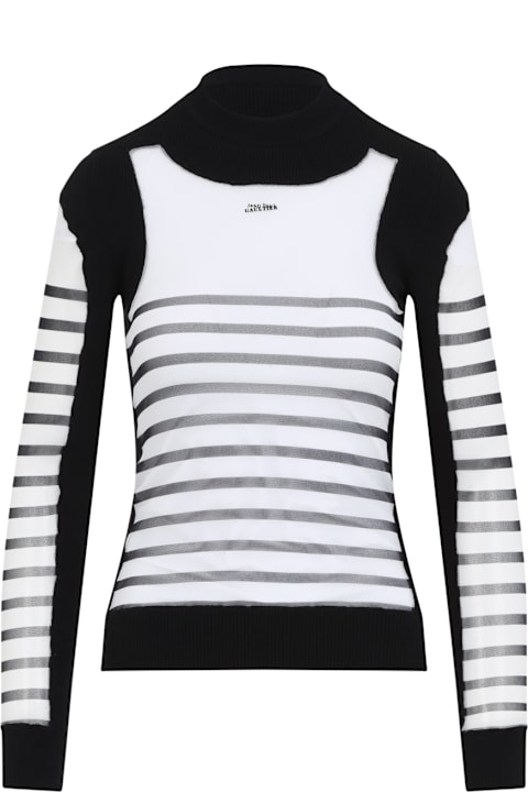Jean Paul Gaultier for Kids Jean Paul Gaultier Printed "mariniere" Pullover