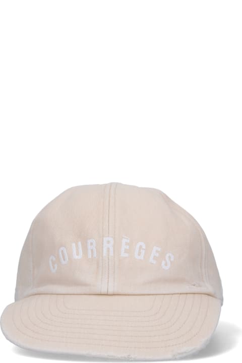 Courrèges Hats for Men Courrèges Logo Baseball Cap
