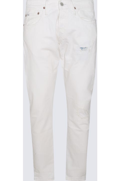 Pants for Men Polo Ralph Lauren White Cotton Denim Jeans