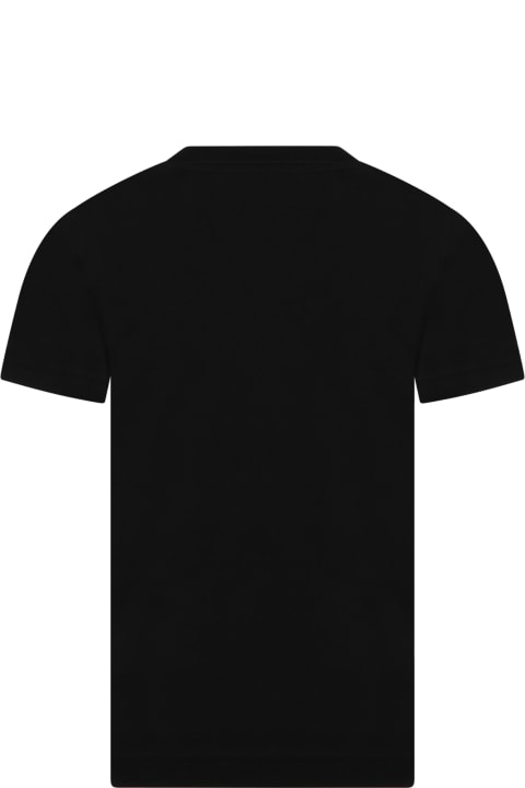 Nike for Kids Nike Black T-shirt For Kids With Logo
