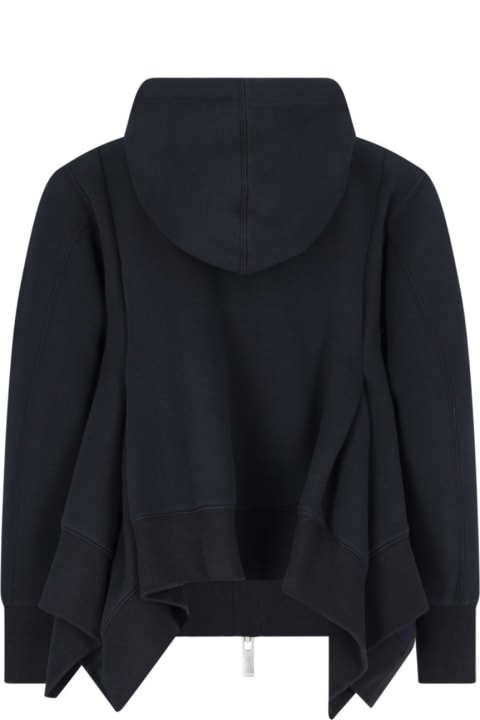 Sacai Coats & Jackets for Women Sacai Ruffle Detail Hoodie