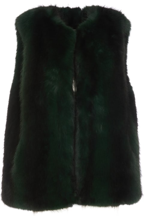 Essentiel Antwerp Coats & Jackets for Women Essentiel Antwerp Emptyness Faux Fur Vest