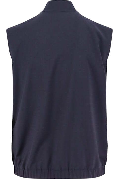 Dolce & Gabbana for Men Dolce & Gabbana Wool Blend Sleeveless Jacket