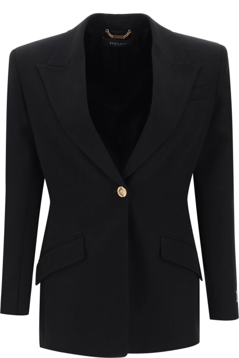 Coats & Jackets for Women Versace Single-breasted Medusa Jacket