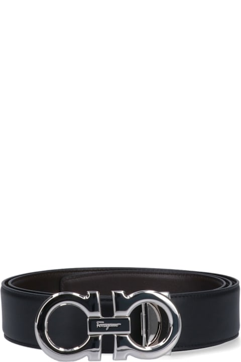 Ferragamo Belts for Men Ferragamo Reversible Belt 'gancini'