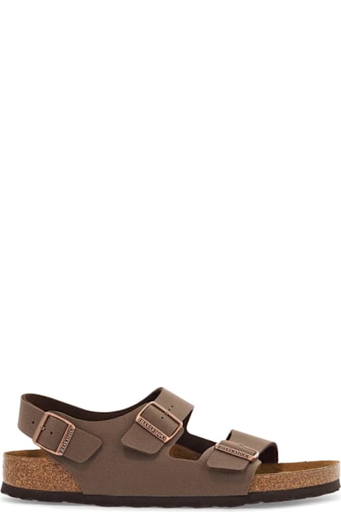 Homeware Birkenstock Birkoflor Mocca Sandals With Cork Sole And Adjustable Straps Milano