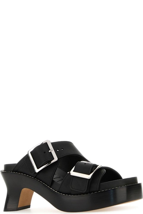 Loewe Sandals for Women Loewe Buckle Detailed Open Toe Sandals