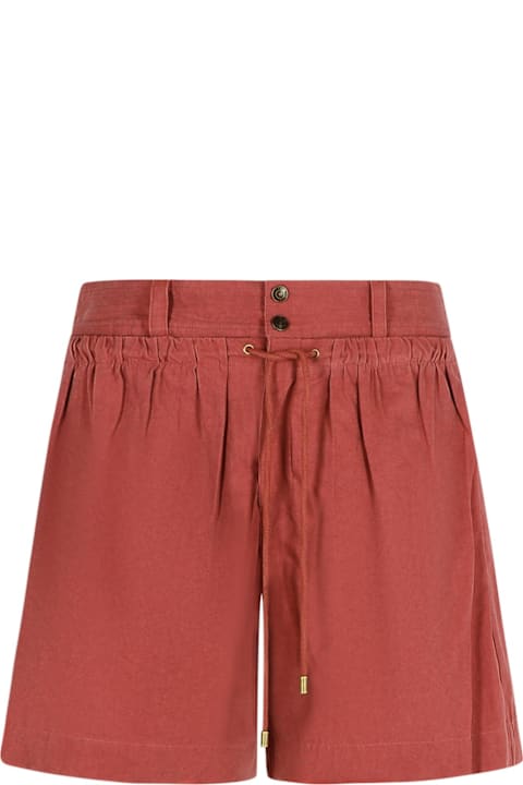 Isabel Marant for Women Isabel Marant 'ingrid' Red Cotton Shorts