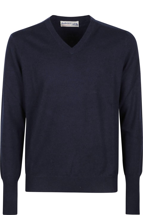 Homeware Ballantyne Plain V-neck Sweater