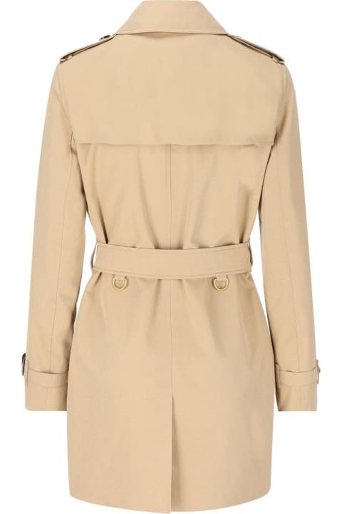 Coats & Jackets for Women Burberry Double Breasted Belted-waist Coat