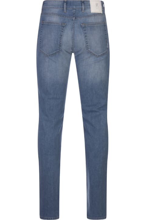 Clothing Sale for Men PT Torino Swing Jeans In Blue Stretch Denim