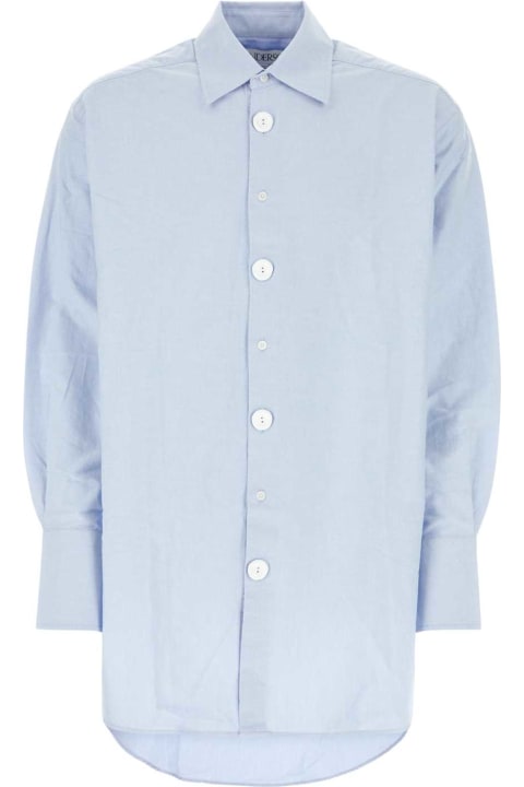 J.W. Anderson Shirts for Men J.W. Anderson Light Blue Oxford Oversize Shirt