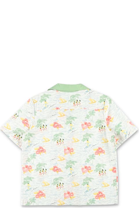 أدوات منزلية Bonpoint Kid - Steve Printed Poplin Shirt
