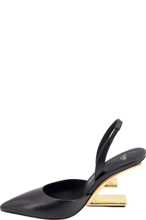 Fendi High-Heeled Shoes for Women Fendi First Leather Slingback