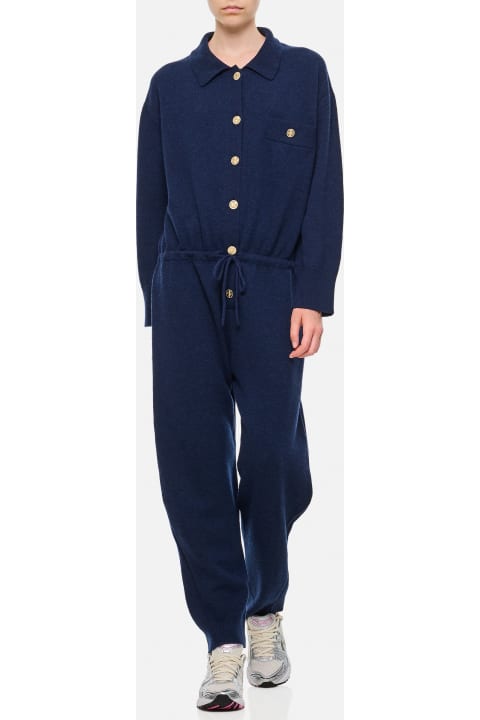 Barrie Clothing for Women Barrie Cashmere Front Buttoned Jumpsuit