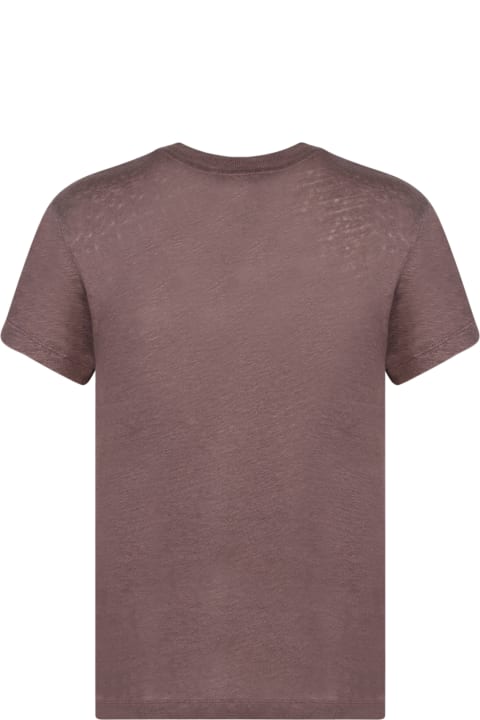 Clothing for Women IRO Brown Linen T-shirt