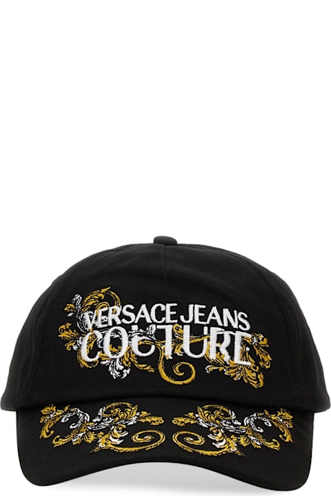 Versace Jeans Couture Accessories Sale for Men Versace Jeans Couture Baseball Hat With Logo