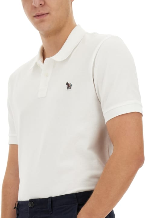 PS by Paul Smith Topwear for Men PS by Paul Smith Polo With Logo Patch