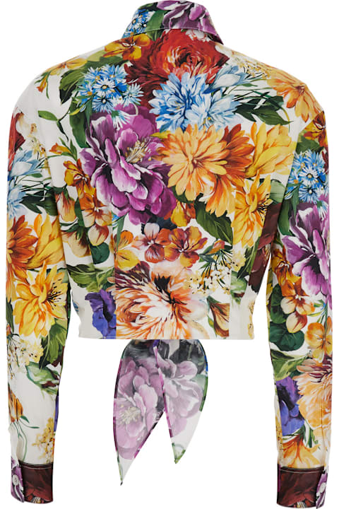 Homeware Dolce 
Gabbana Floral Crop Shirt