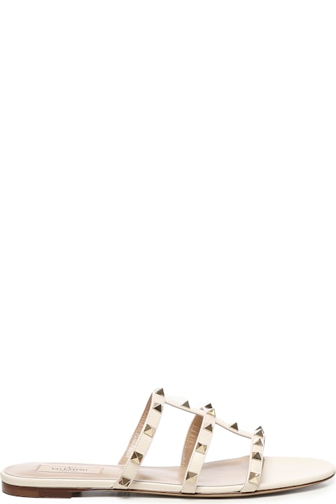 Valentino Garavani for Women Valentino Garavani Rockstud Leather Slide