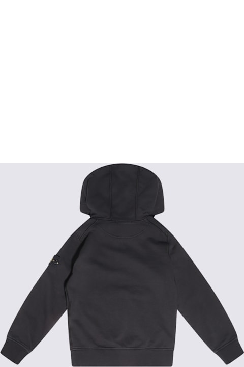 Homeware Stone Island Black Cotton Sweatshirt