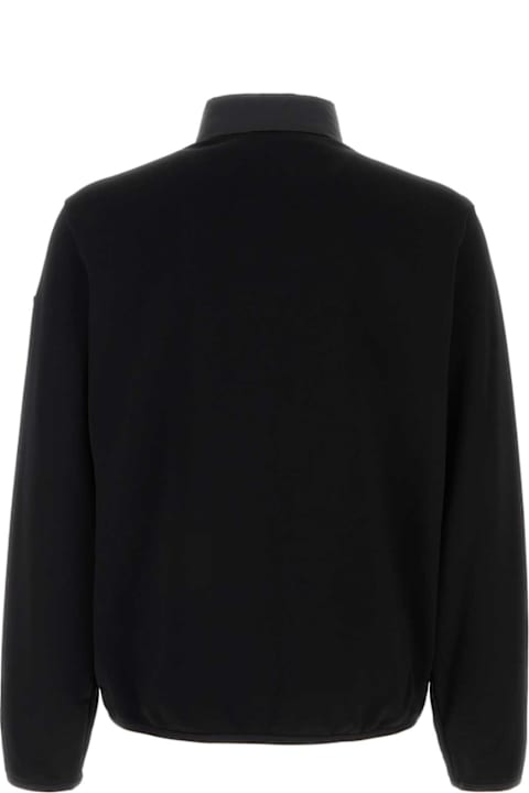 メンズ ニットウェア Moncler Black Cotton Cardigan