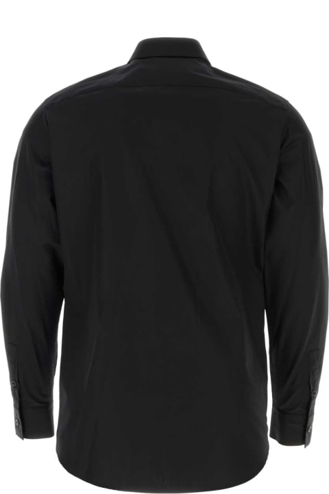 Balmain for Men Balmain Black Poplin Shirt