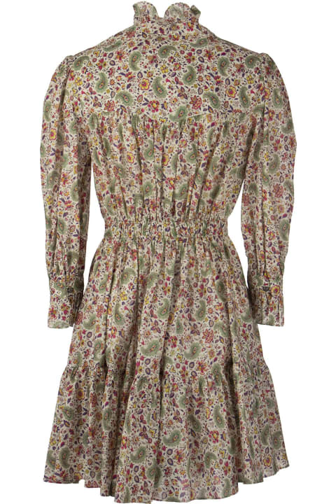 Etro Women Etro Short Cotton Floral Paisley Dress