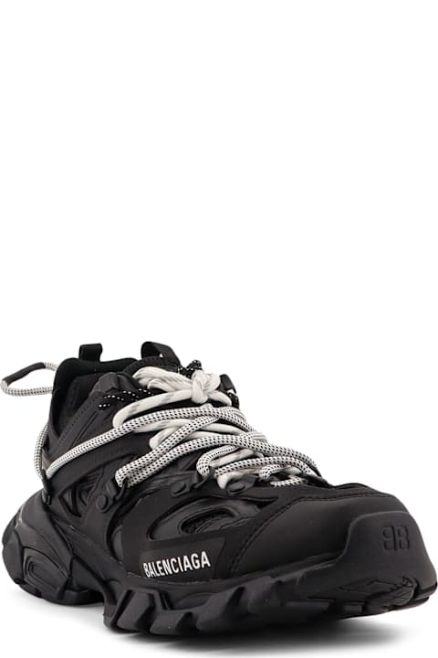 Balenciaga Track Mesh Sneakers With Double Laces