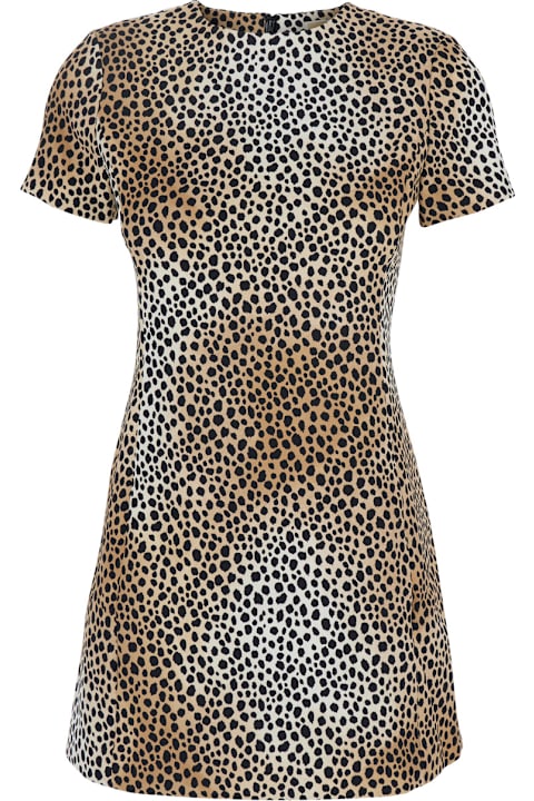 RIXO Terri Midi Satin Dress | italist