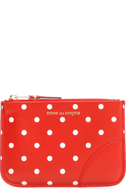 إكسسوارات لـ القسم الرجالي Comme des Garçons Wallet Polka Dots Pouch