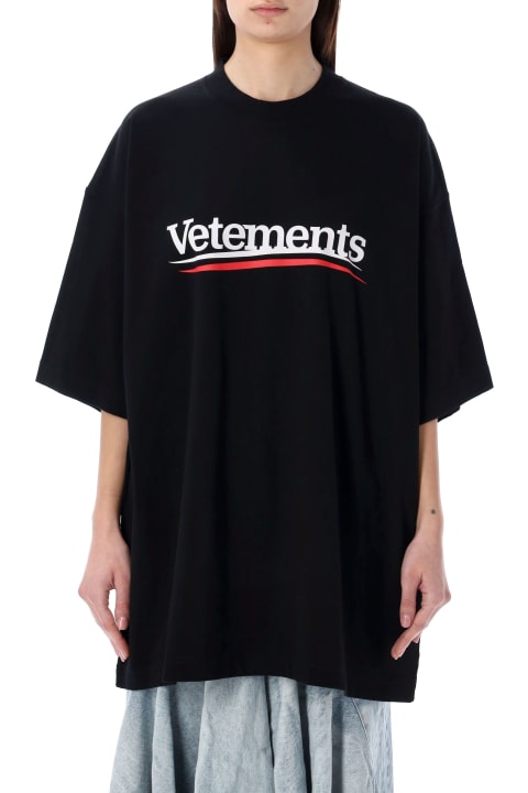 Fashion for Women VETEMENTS Campaign Logo T-shirt