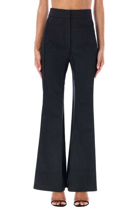 High-waisted Flared Trousers