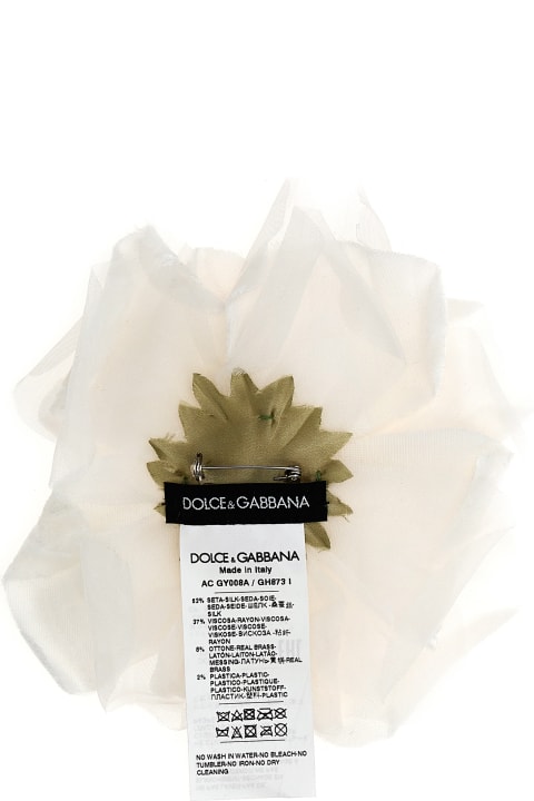 Dolce & Gabbana Jewelry for Men Dolce & Gabbana Flower Brooch