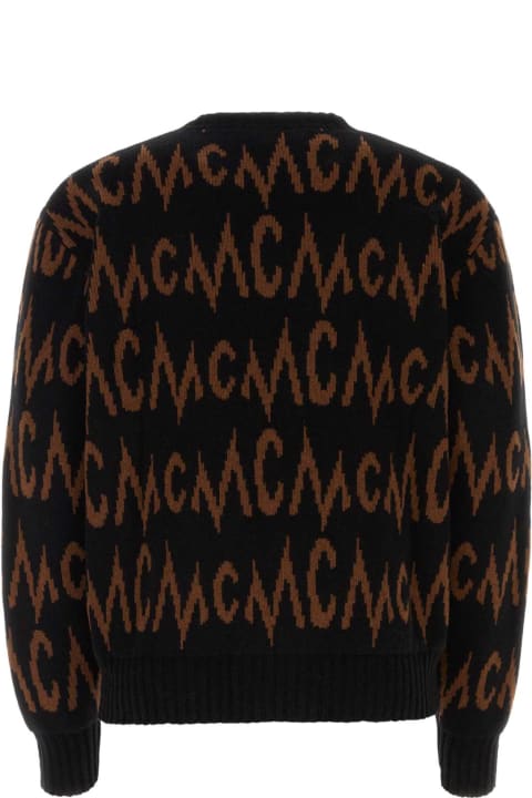 ウィメンズ MCMのフリース＆ラウンジウェア MCM Embroidered Cashmere Blend Sweater