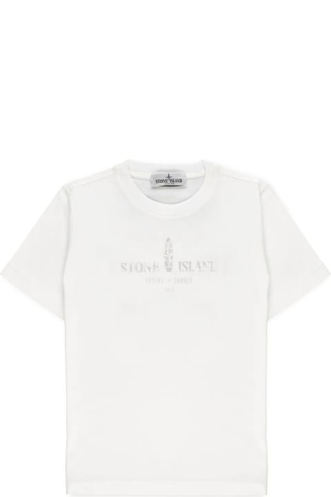Stone Island T-Shirts & Polo Shirts for Girls Stone Island Cotton T-shirt