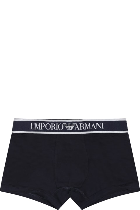 ボーイズ Emporio Armaniのアンダーウェア Emporio Armani Multicolor Set For Boy With Logo