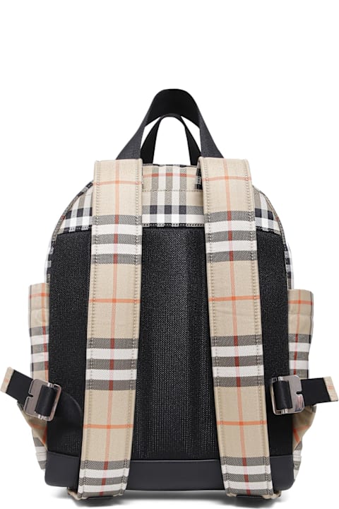 Homeware Burberry Beige Changing Bag For Babykids With Vintage Check