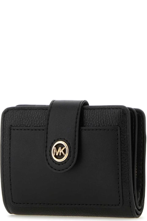Fashion for Women Michael Kors Black Leather Wallet