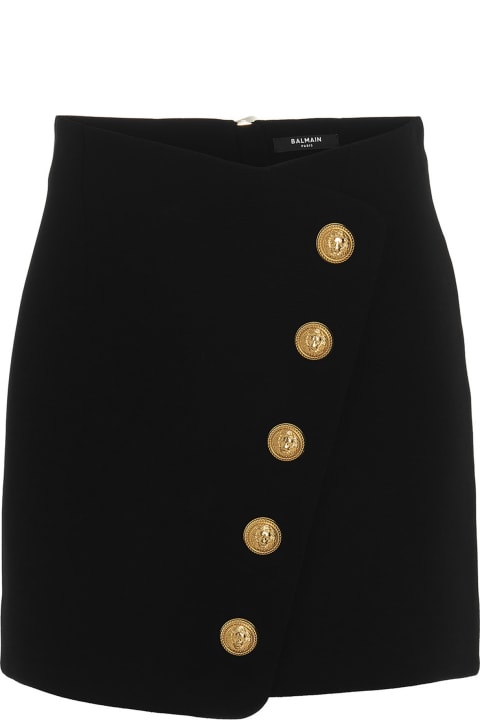 Logo Button Skirt