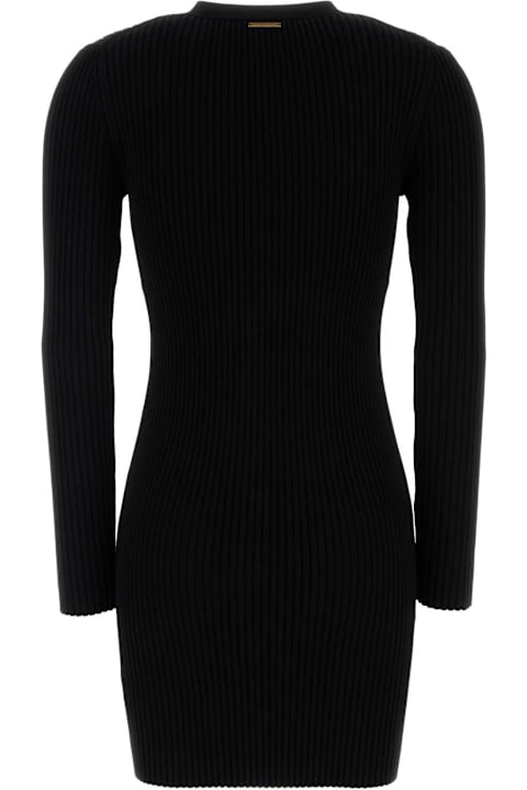 أدوات منزلية Michael Kors Black Stretch Viscose Blend Dress