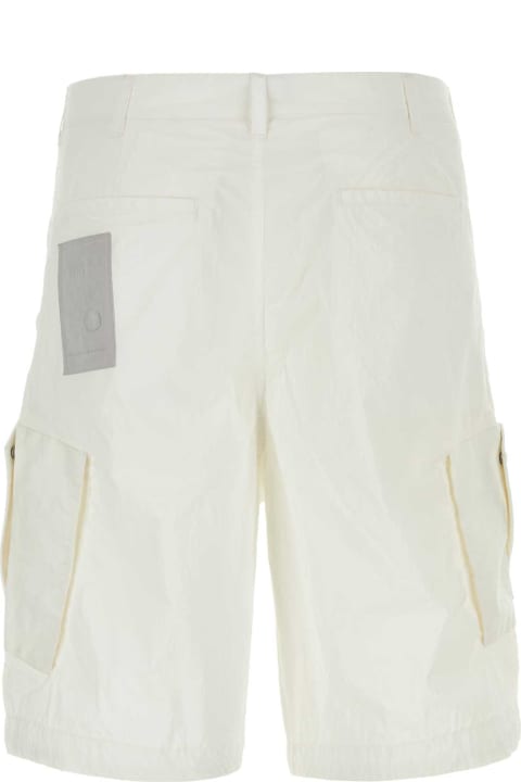 Ten C Pants for Men Ten C White Nylon Bermuda Shorts