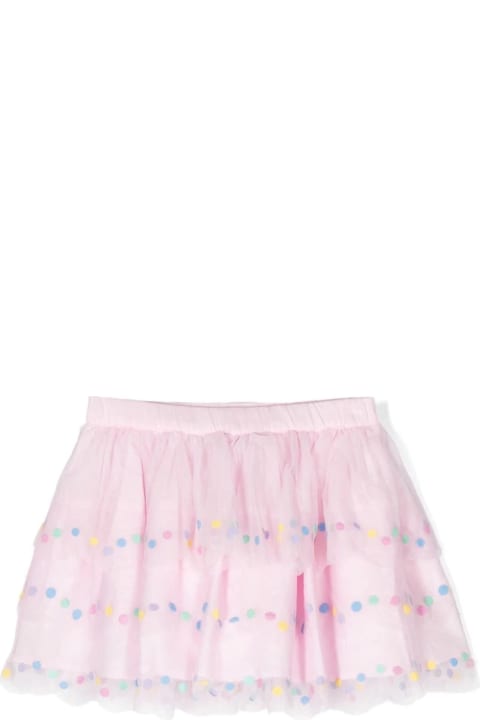 Bottoms for Girls Stella McCartney Kids Confetti Dot Tutu Skirt In Pink Wisteria